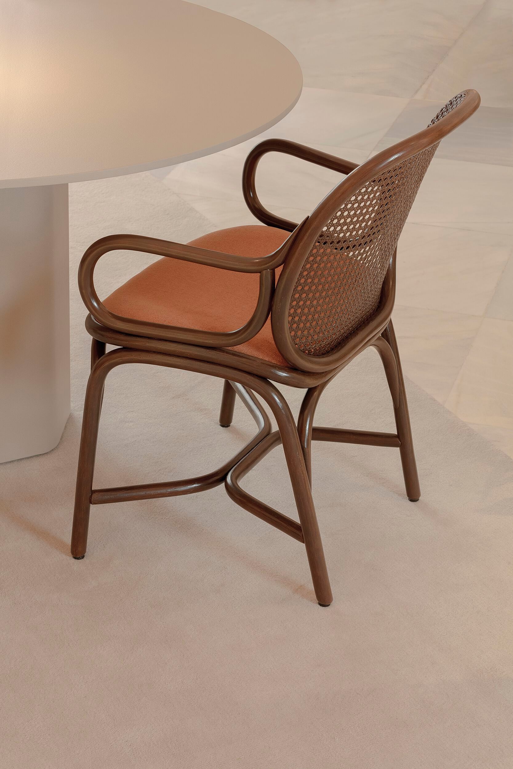 Стул из ротанга с подлокотниками EXPORMIM рамки ARCH-00119337 - Вид №2