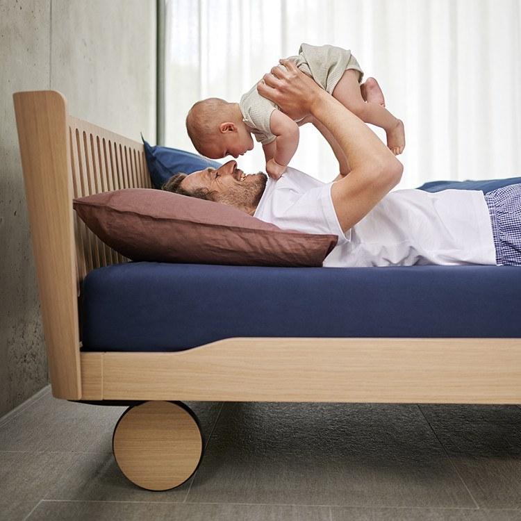 Auping Двуспальная кровать из бука на колесиках Noa sun-id-1441428 - Вид №5