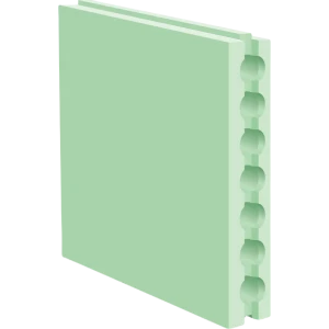 Плита гипсовая пазогребневая (ПГП) Forman 667x500x80 мм пустотелая влагостойкая