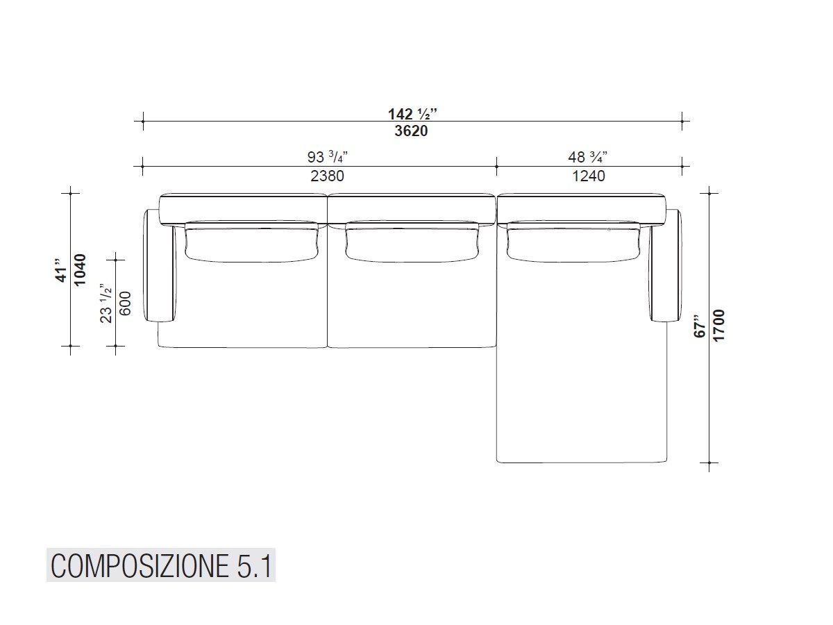 Кожаный диван Lema MUSTIQUE ARCH-00119618 - Вид №18