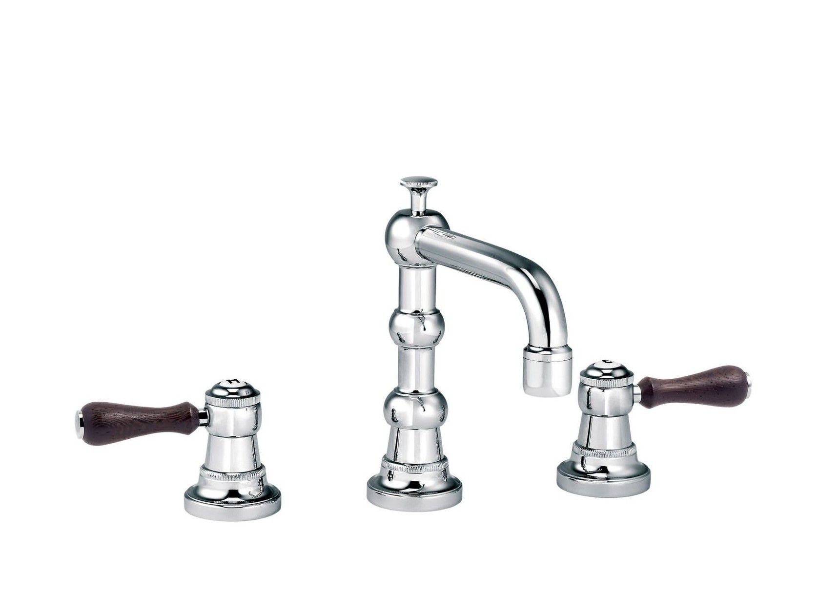 Смеситель для раковины с 3 отверстиями rvb 1935 WOOD ARCH-00120854 - Вид №1