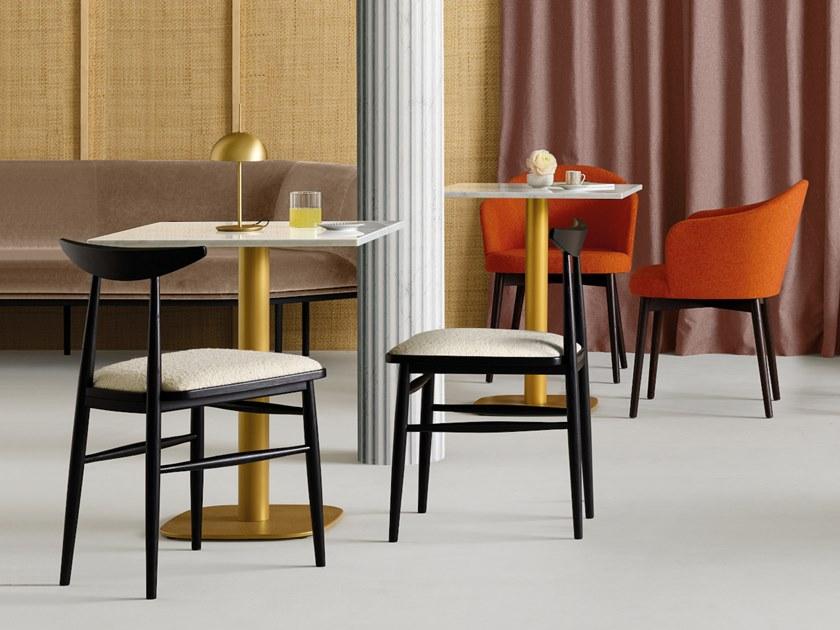 Quinti Sedute Деревянный стул со встроенной подушкой sun-id-1476777 - Вид №4