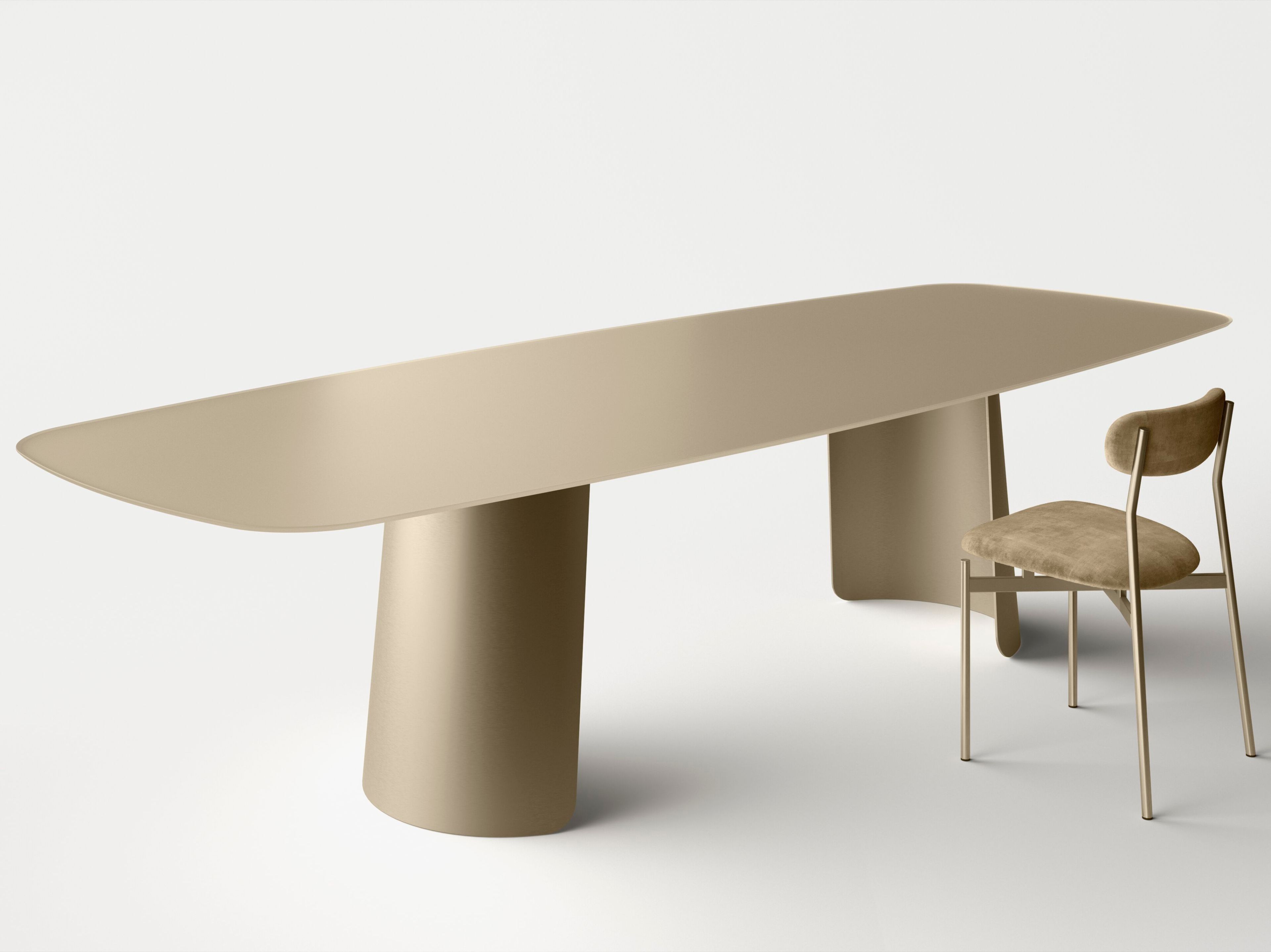 Прямоугольный стол из закаленного стекла Tonelli Design Wiston ARCH-00091295