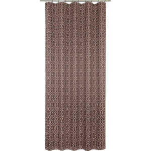Штора на ленте «Этника» 145x260 см геометрия цвет коричневый 82406712 STLM-2036699