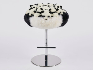 Полиэстер барный стул с подставкой для ног