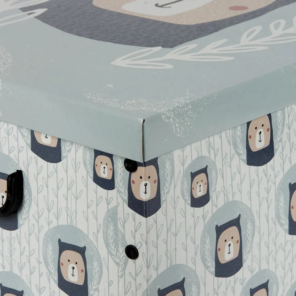 Коробка Медведи 39x50x24 см 46.8 л картон цвет синий 82429016 STLM-2044812 DOMO PAK  - Вид №4