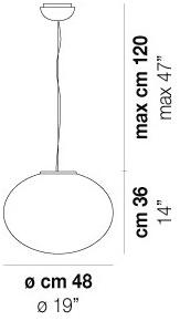 Vetreria Vistosi Подвесной светильник из дутого стекла Lucciola sun-id-1430926 - Вид №2