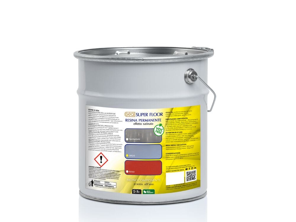 Серая постоянная смола Geal SUPER FLOOR GRIGIO ARCH-00110014