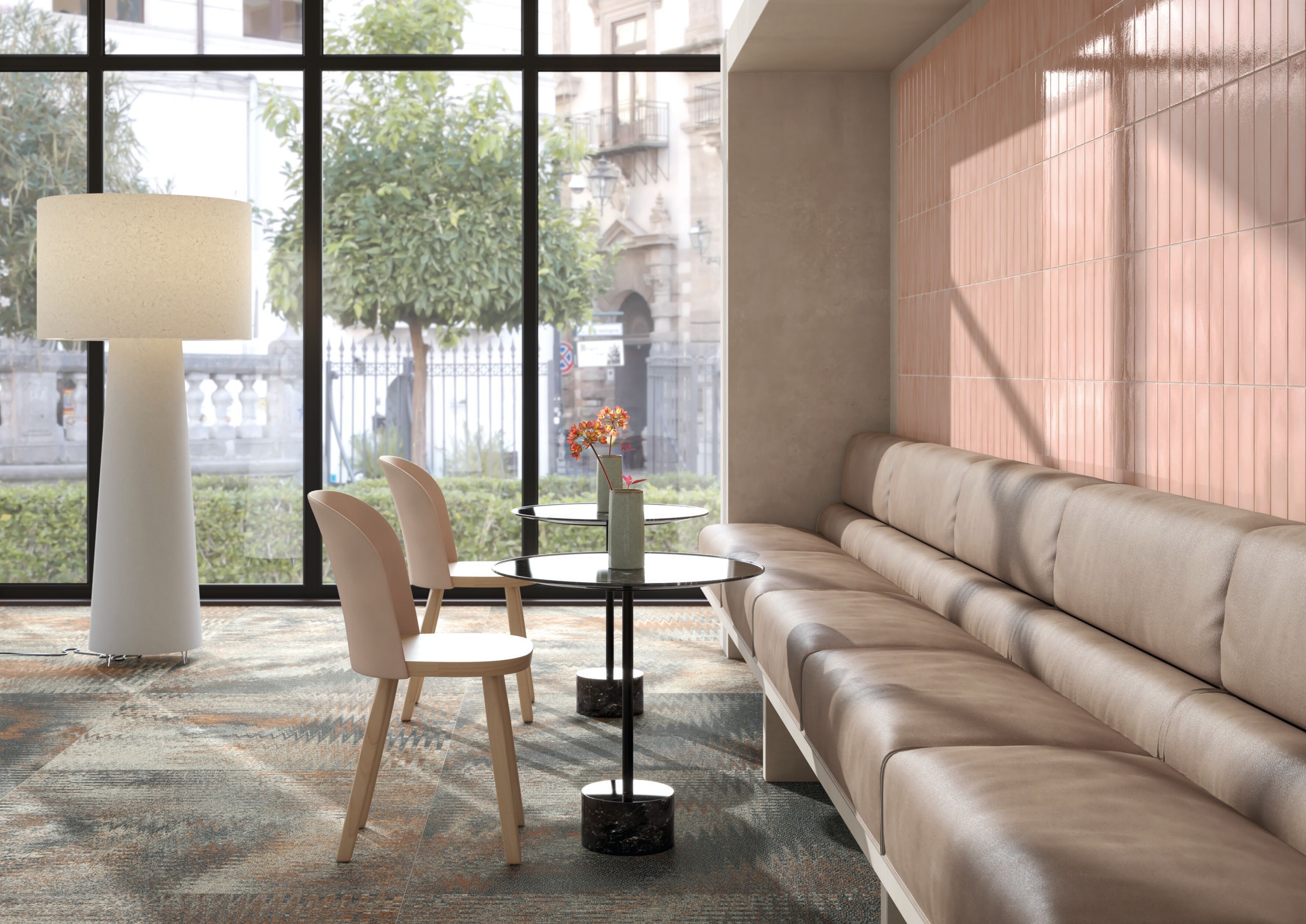 Напольное покрытие из керамогранита с эффектом ткани IRIS Ceramica I-Floors ARCH-00023510 - Вид №4