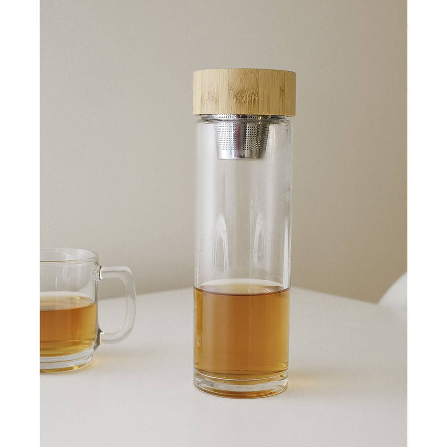 GL15_KL Бутылка с ситечком zen Kikkerland  - Вид №5