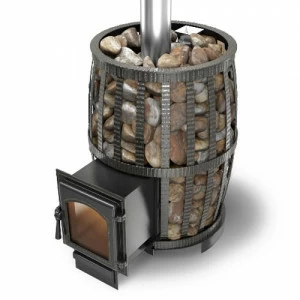 Банная печь Везувий Легенда Русский пар Ковка 18 (270) с закрытой каменкой