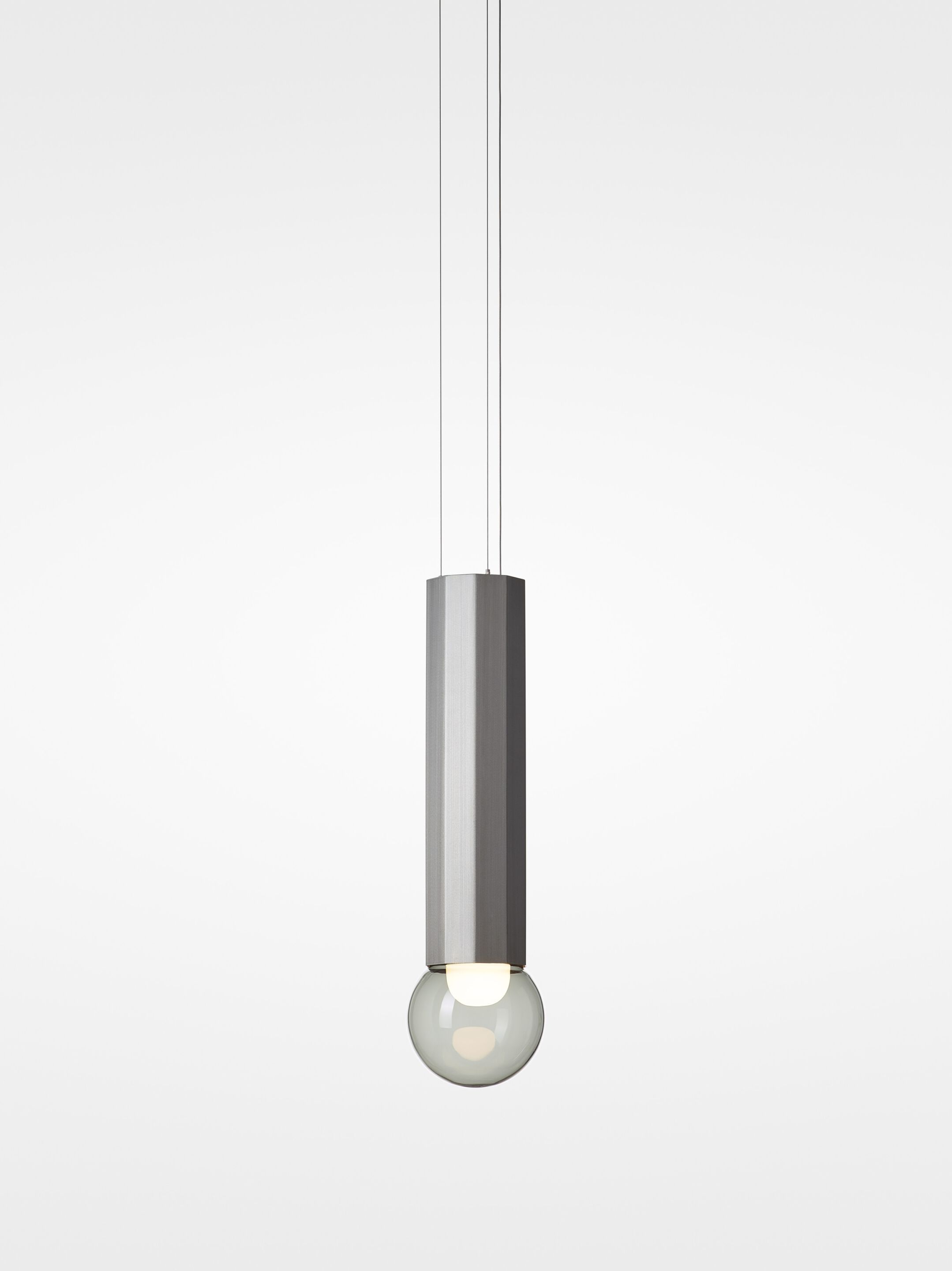 Выдувное стекло и металлический светодиодный подвесной светильник BROKIS Prisma ARCH-00087966 - Вид №16