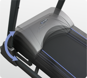 Беговая дорожка oxygen plasma iii lc tft hrc Oxygen Fitness sun-id-2069054 - Вид №2