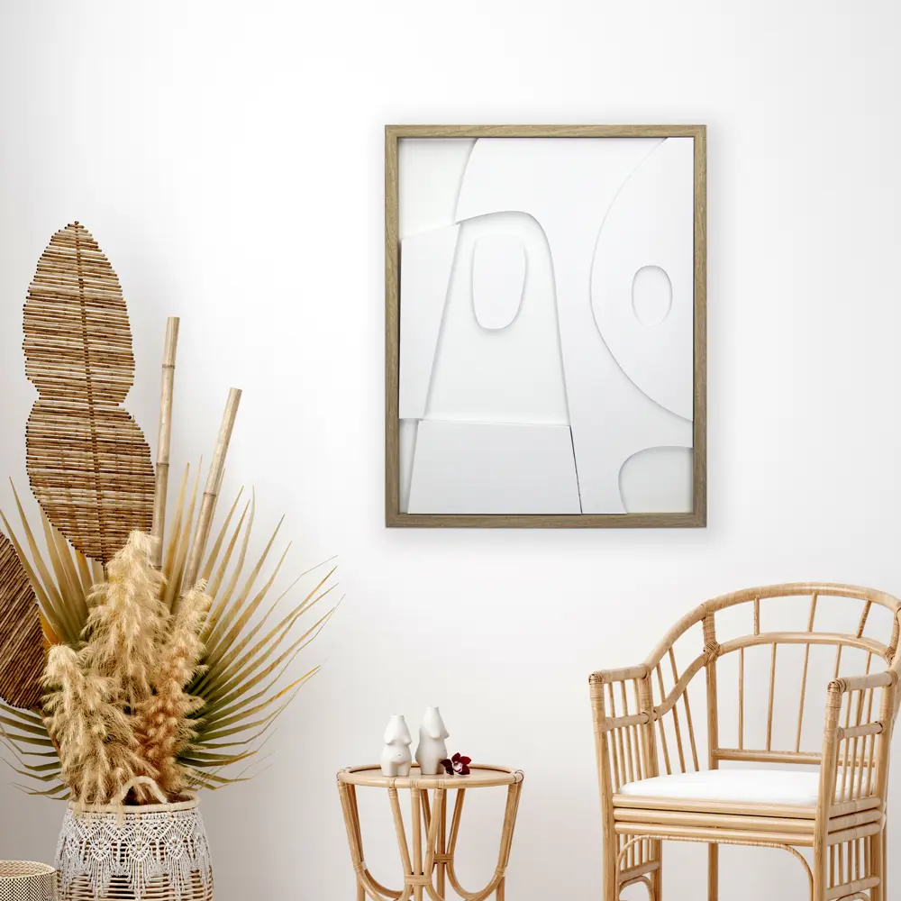 Декоративное панно Абстракция полистирол белый 40x50 см Santreyd STLM-2154277 - Вид №3