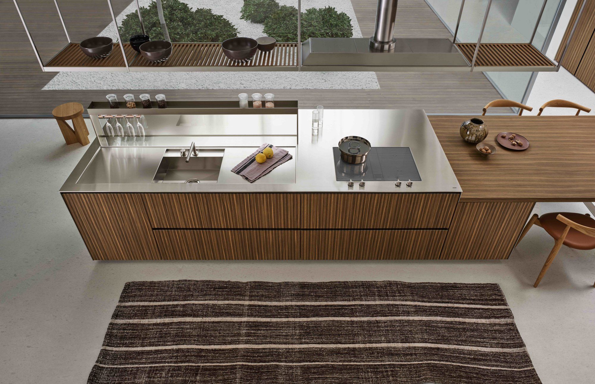 Кухня на заказ с островом без ручек ERNESTOMEDA Sign ARCH-00043470 - Вид №12