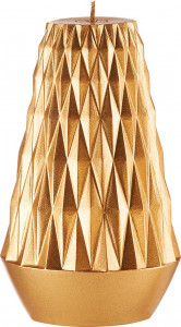 10617470 Point a la ligne Свеча 14,5см "Оригами" (золотая) Воск