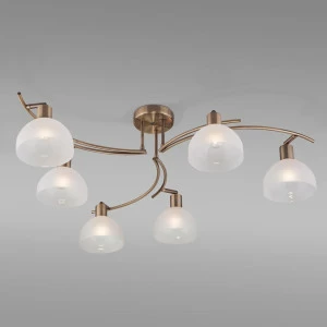 Потолочная люстра Eurosvet Alta 30141/6 античная бронза EUROSVET ALTA 279000 Белый