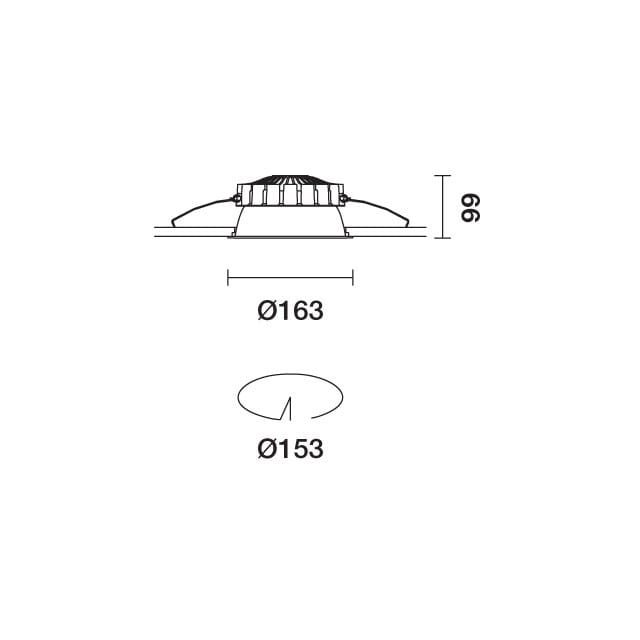 Встраиваемый потолочный светильник iGuzzini Easy Space ARCH-00080950 - Вид №3