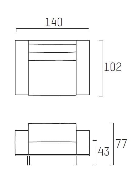 Кресло с подлокотниками Piet Boon DON living ARCH-00017497 - Вид №1