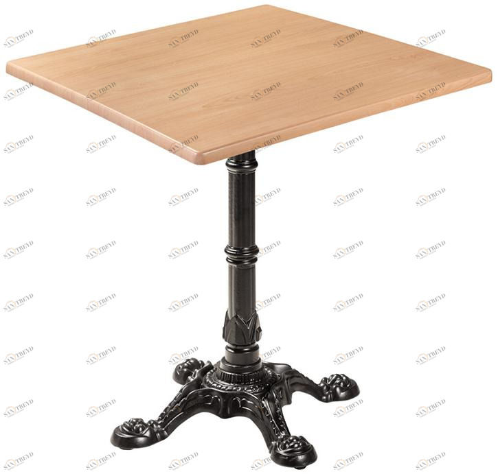 2606 Стол Bistrot 80*80 Натуральный бук R-HOME 940405+170505oak_light