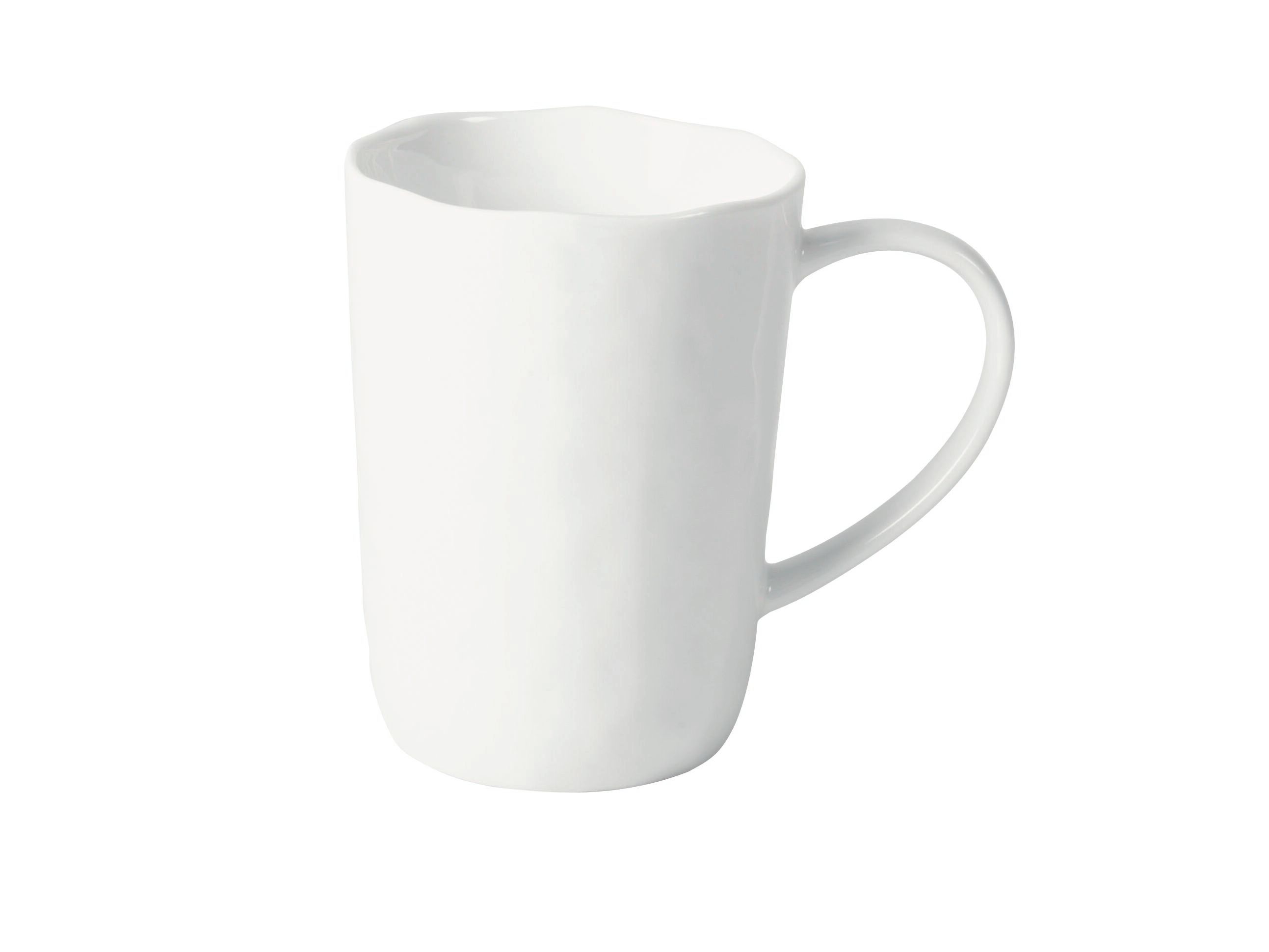 Фарфоровая кружка POMAX Porcelino White ARCH-00093989