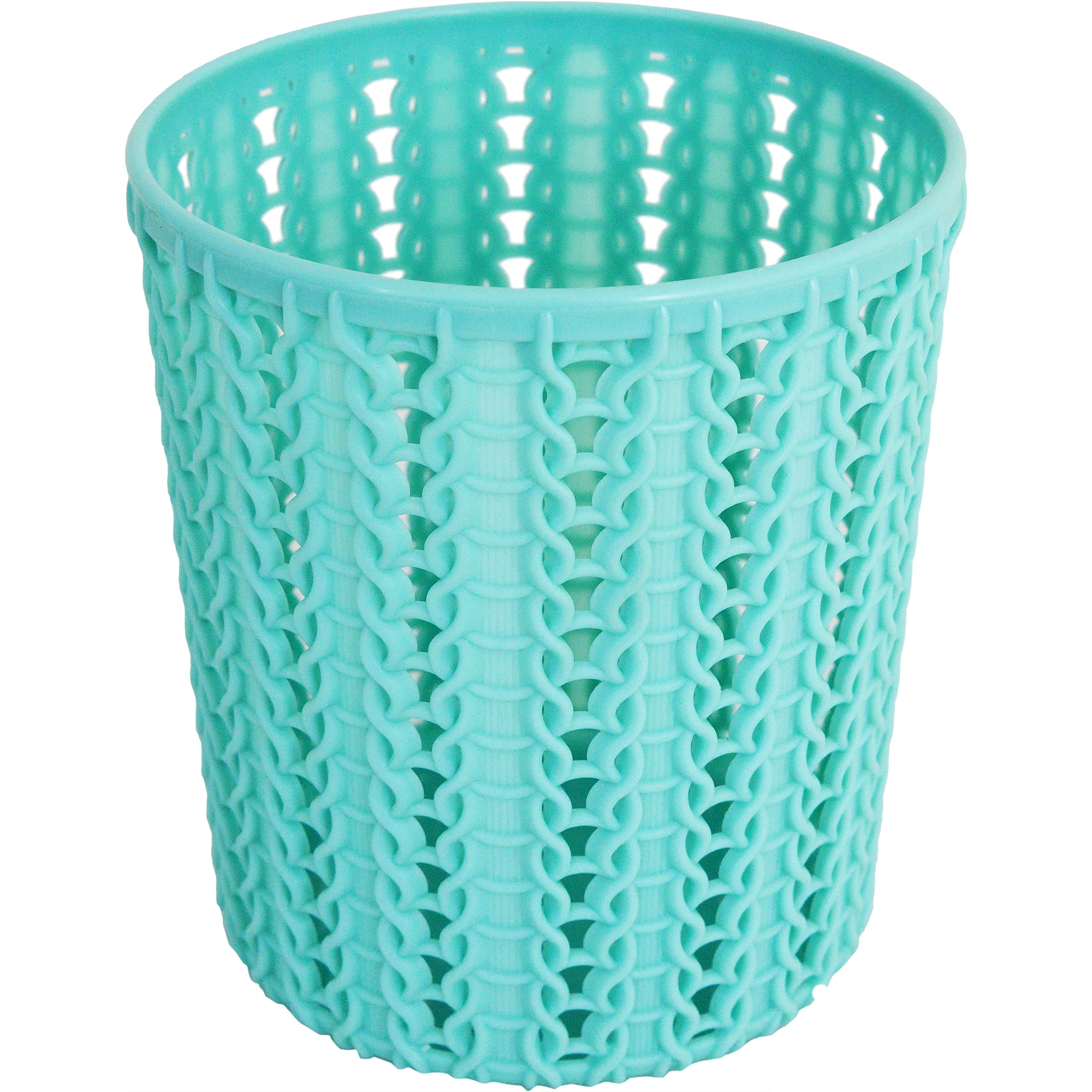 82138000 Стакан для зубных щеток «» 100х110 мм, цвет морская волна Вязание Santreyd 