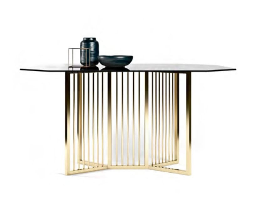 Стеклянный квадратный стол Formitalia Вергилий ARCH-00030885