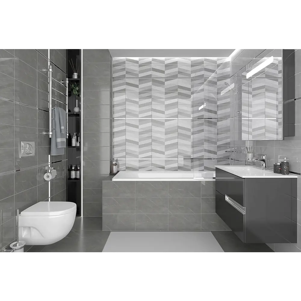 Керамогранит Savoy 40.2х40.2 см 1.62 м² цвет тёмно-серый 82794858 STLM-2170430 Santreyd - Вид №3