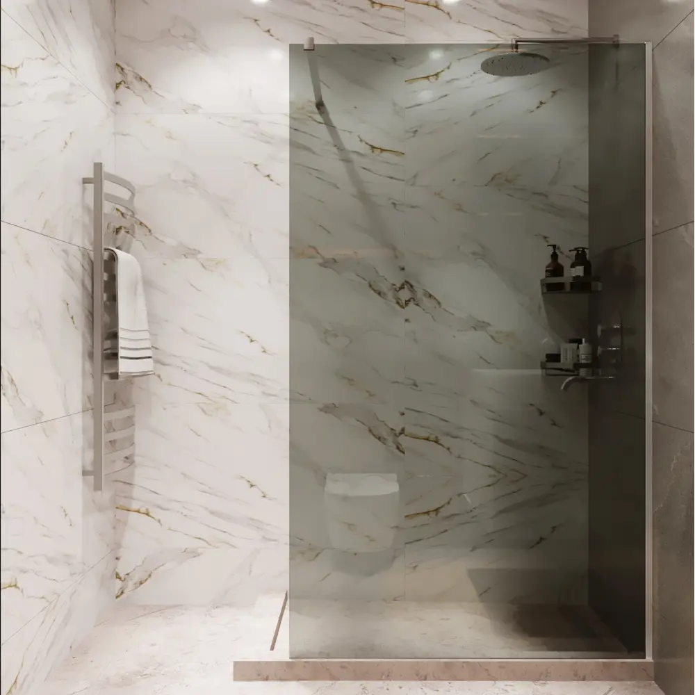 Душевая перегородка Mebelvann 110×200 см с тонированным стеклом 89372140 STLM-1466987 - Вид №3