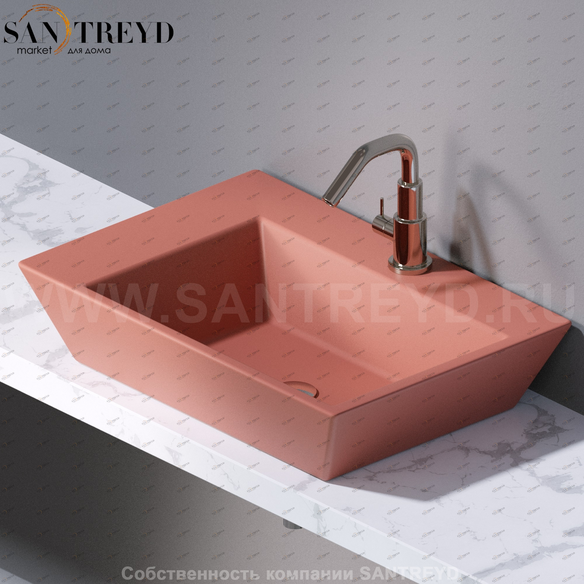 L291142 Подвесная раковина настенная прямоугольная A. e T. Italia PRISMA AeT ITALIA