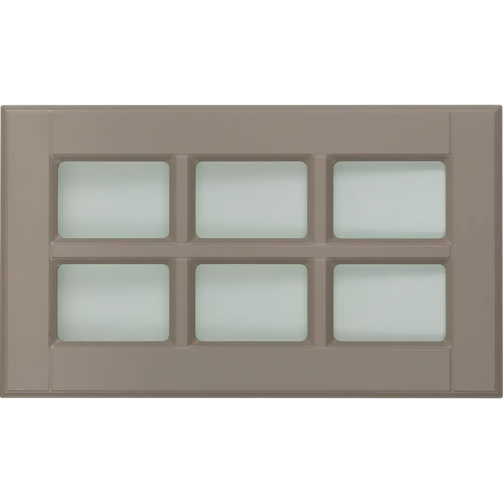 Витрина для шкафа Delinia «Леда бежевая» 60x35 см, МДФ, цвет бежевый STLM-2175601