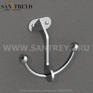 742490 Крючок, цвет Хромированный Kerasan ACCESSORIES Италия