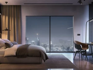 Alumil Раздвижная алюминиевая дверь Smartia systems