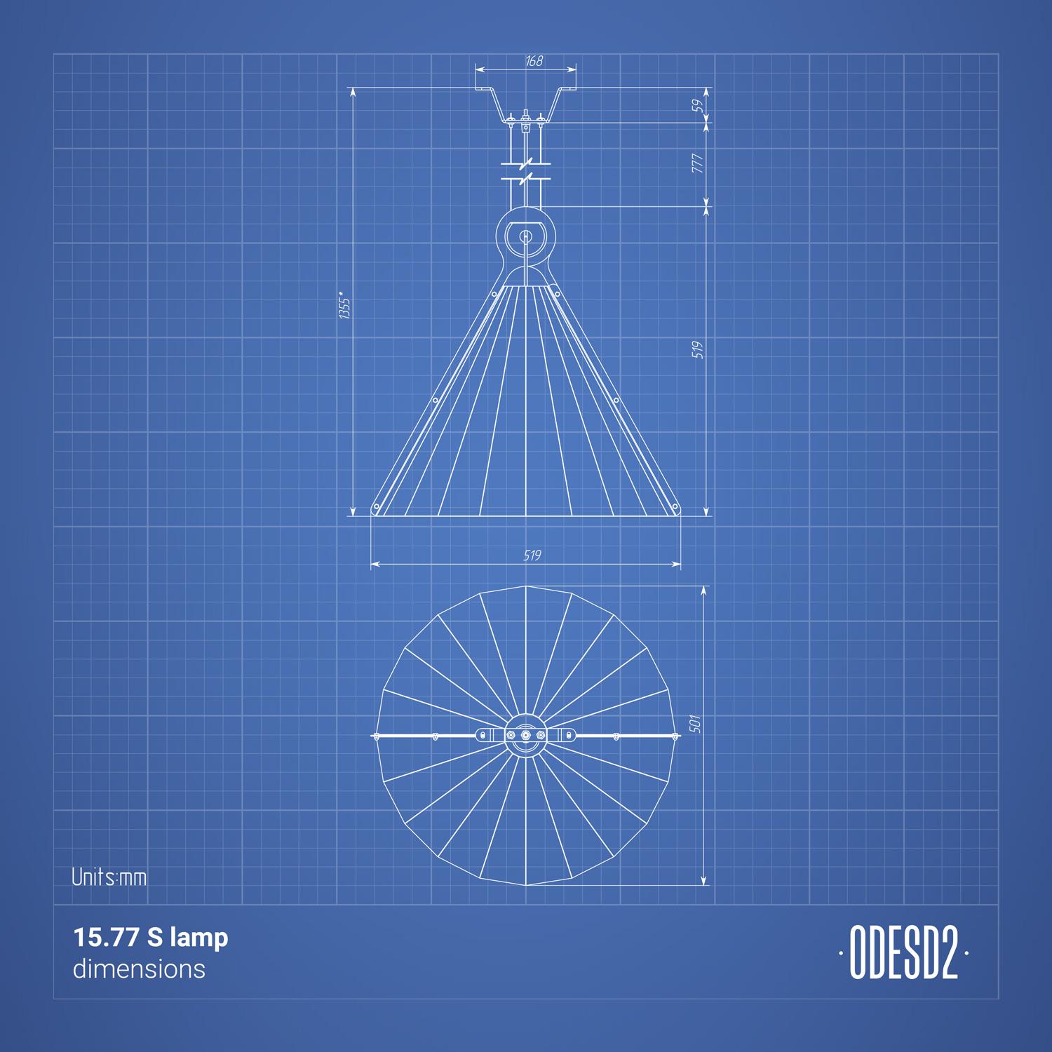 ODESD2 Подвесной светильник из стали 15.77 sun-id-1402962 - Вид №20