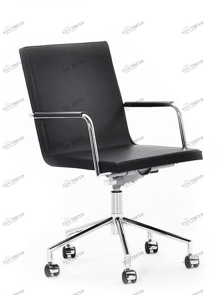 Spiegels Кожаное вращающееся кресло с 5 спицами и колесами .roan sun-id-1440513