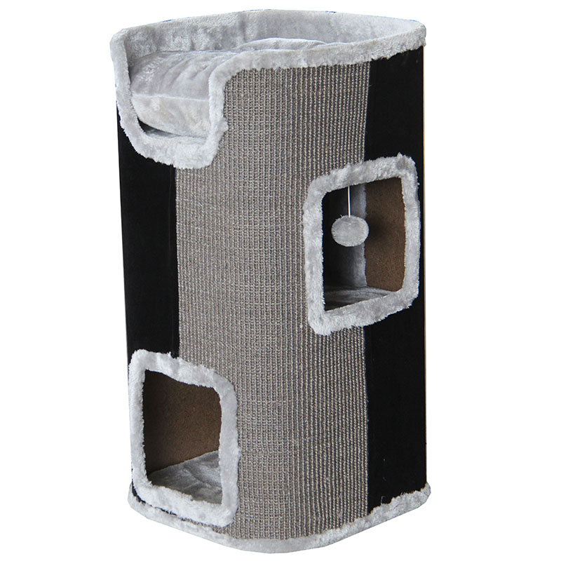 ПР0050046 Когтеточка для кошек Башня 40х40х75см Foxie 