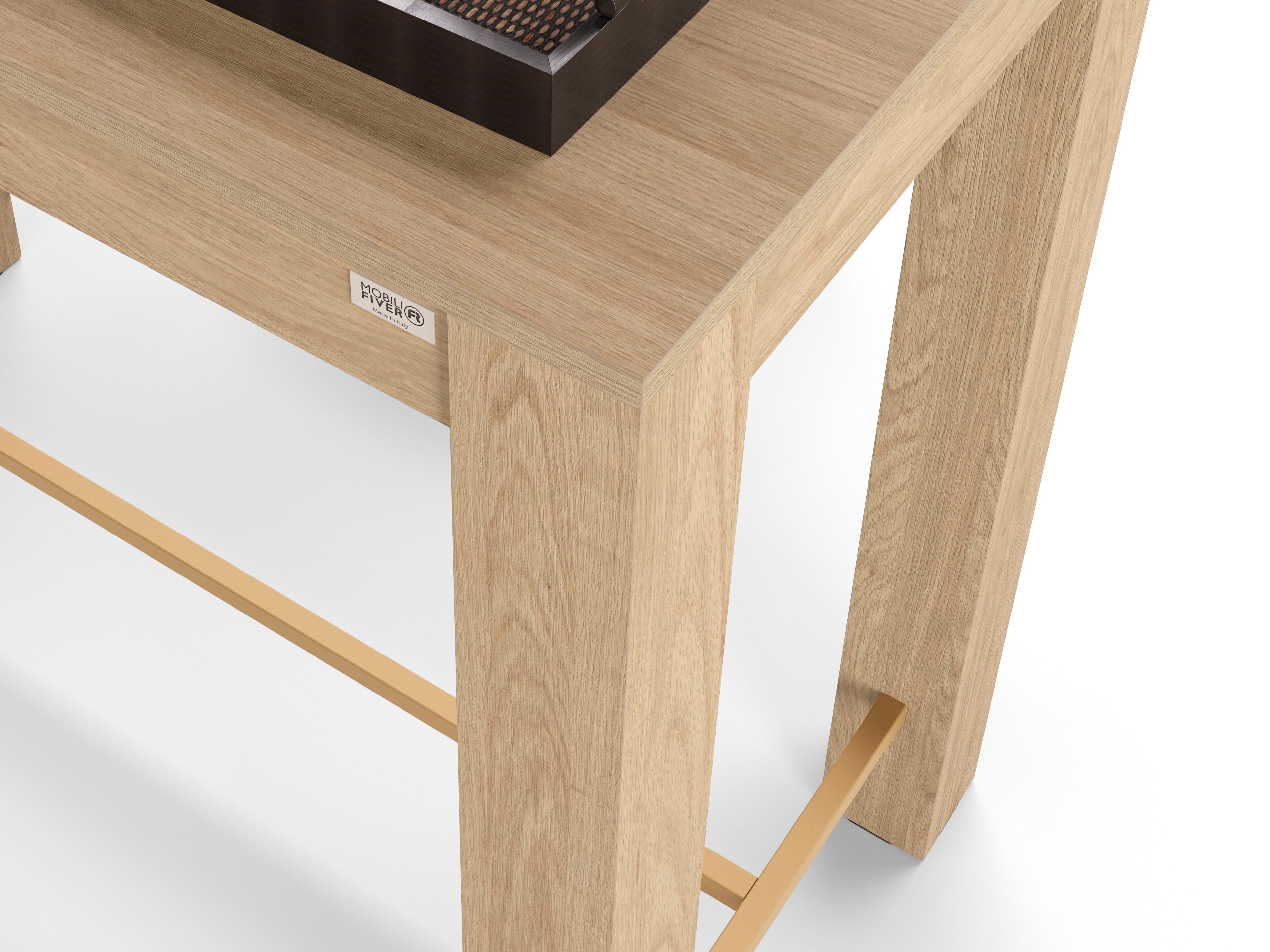 Высокий прямоугольный дубовый стол Mobili Fiver Rachele ARCH-00142494 - Вид №1