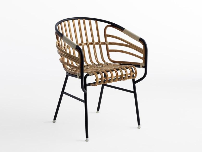 Casamania & Horm Стул из ротанга с подлокотниками Raphia sun-id-1439255 - Вид №7