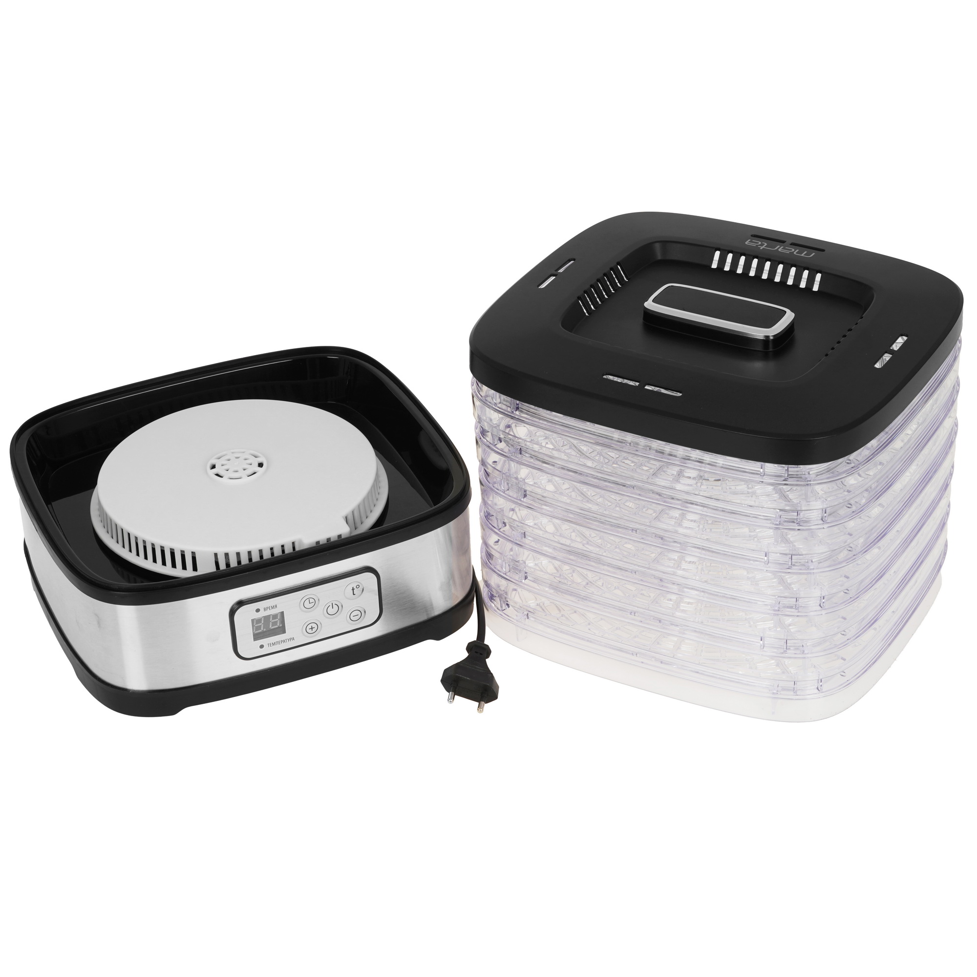 9058654 Сушилка для овощей и фруктов MARTA MT-1877 черный STDN-0141120 - Вид №5