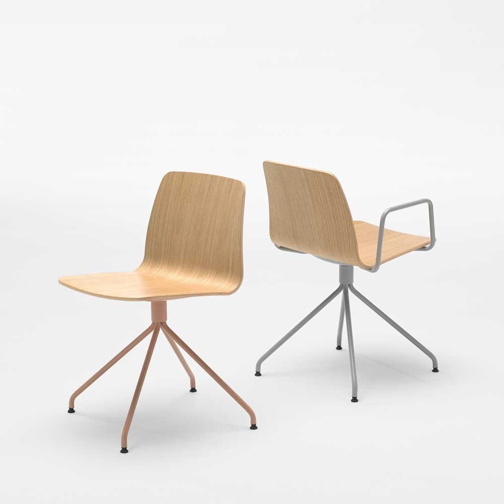 Дуб поворотный операционный стул с подлокотниками на насесте INCLASS Varya Wood ARCH-00134586 - Вид №2