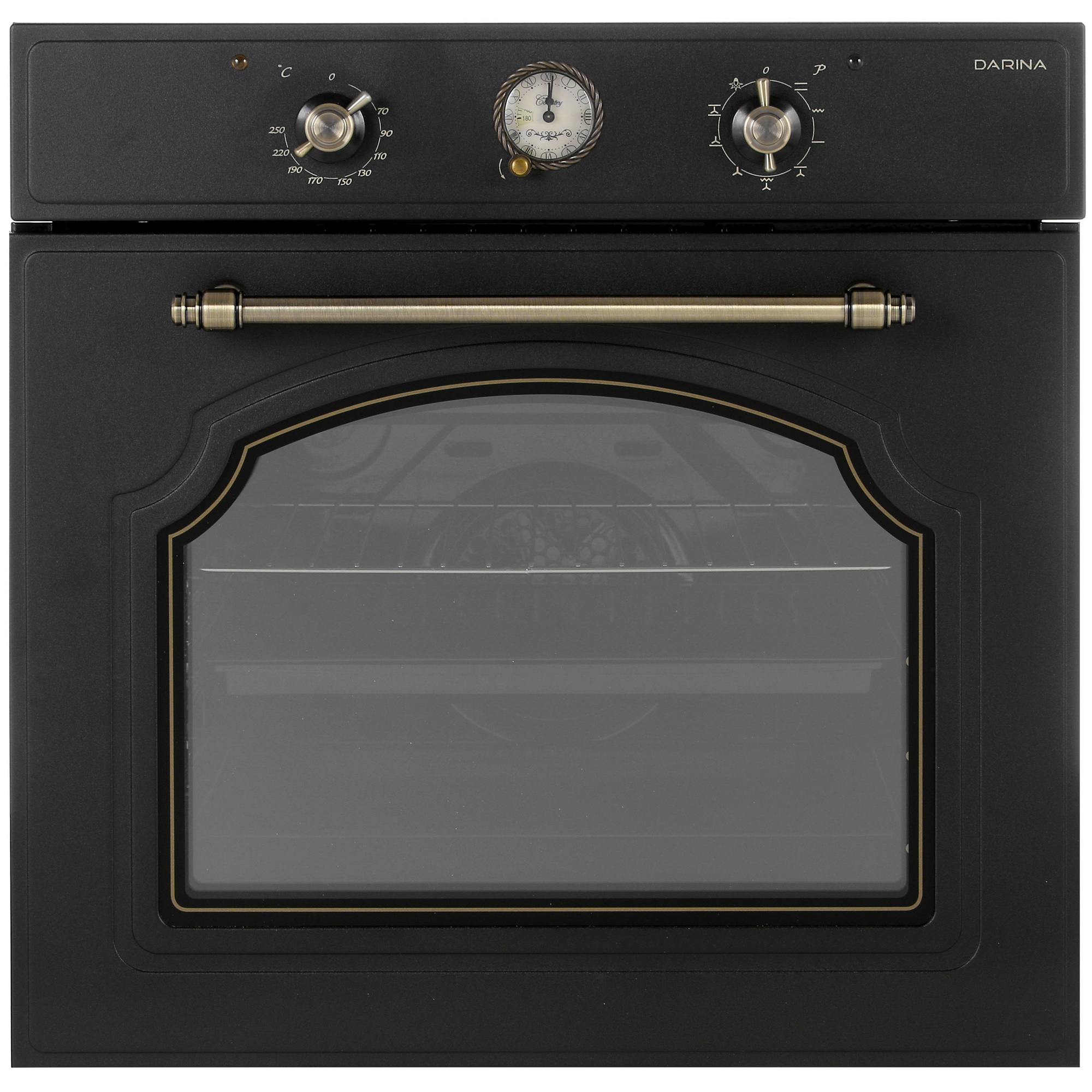 8147144 Электрический духовой шкаф Darina 0U8 BDE 112 707 At черный STDN-0119752