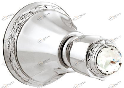 Bronces Mestre Крючок для полотенца из хромированной латуни с кристаллами Swarovski® Adriatica 058275.000.50