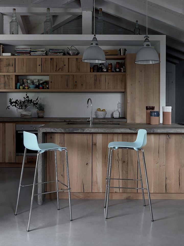 COLOS Высокий штабелируемый табурет из полипропилена Vesper sun-id-1400165 - Вид №1