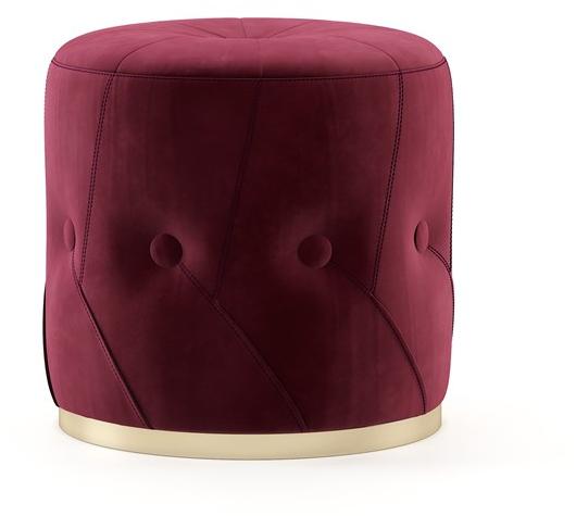 Domkapa Круглый бархатный пуф  Dkh12  - Вид №4