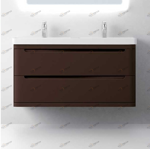 Avila Dos Тумба с двойной раковиной LOOP 120 Color 44 Trendy LOOP TRENDY 2706212N44