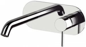 Remer Rubinetterie Смеситель для раковины настенный, однорычажный, с тарелкой X style X 15