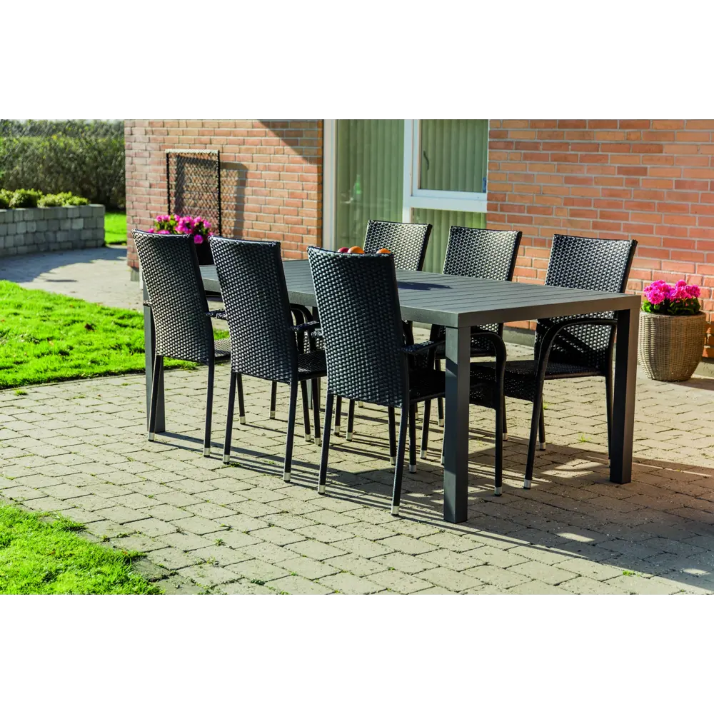 Стул Парис GS013 62x55x94 см искусственный ротанг/сталь черный 86283607 STLM-2077561 Santreyd  - Вид №10