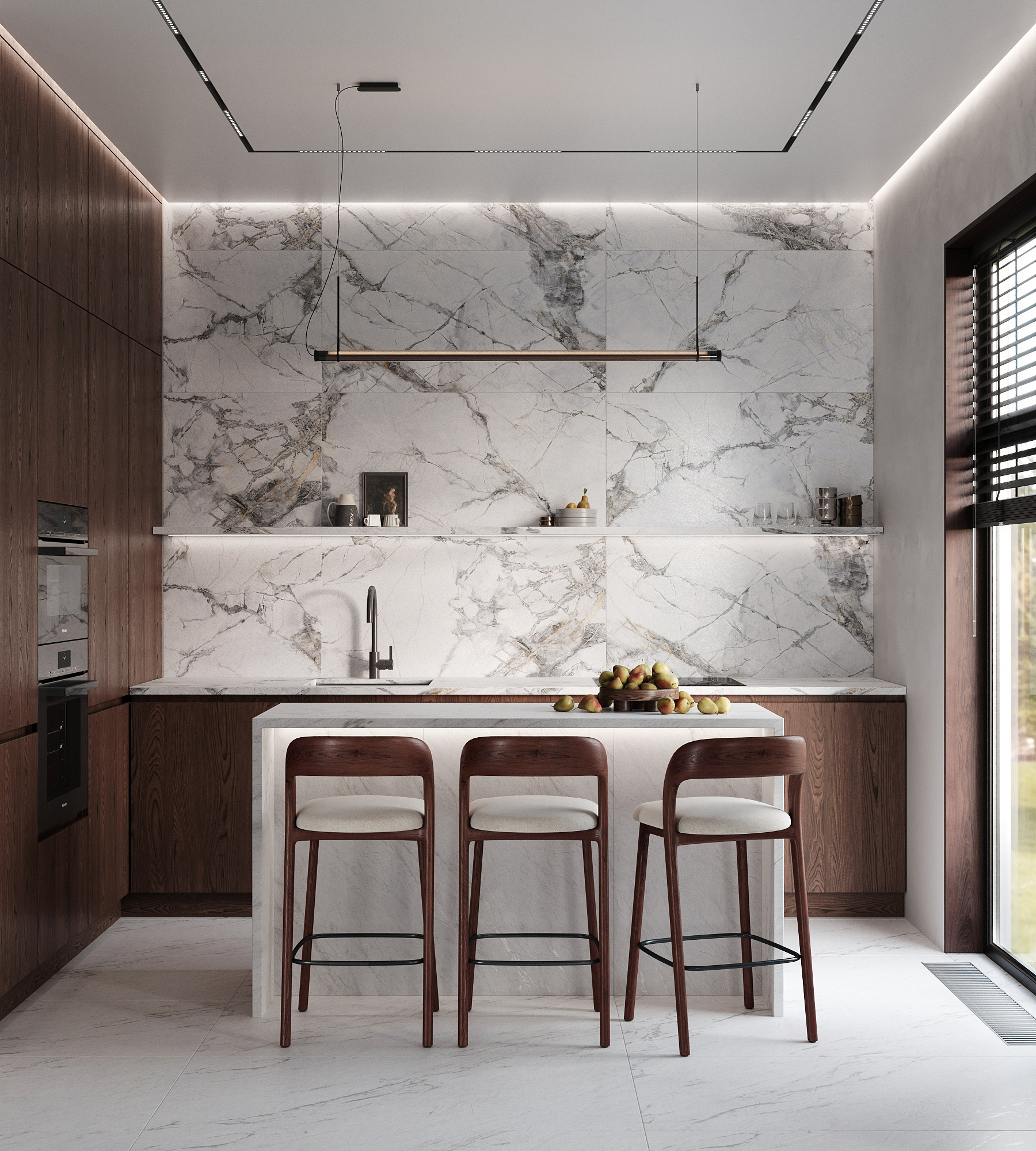 Керамогранит MALTA BIANCO LAPPATO 60х120 Arcadia Ceramica CL4008-A