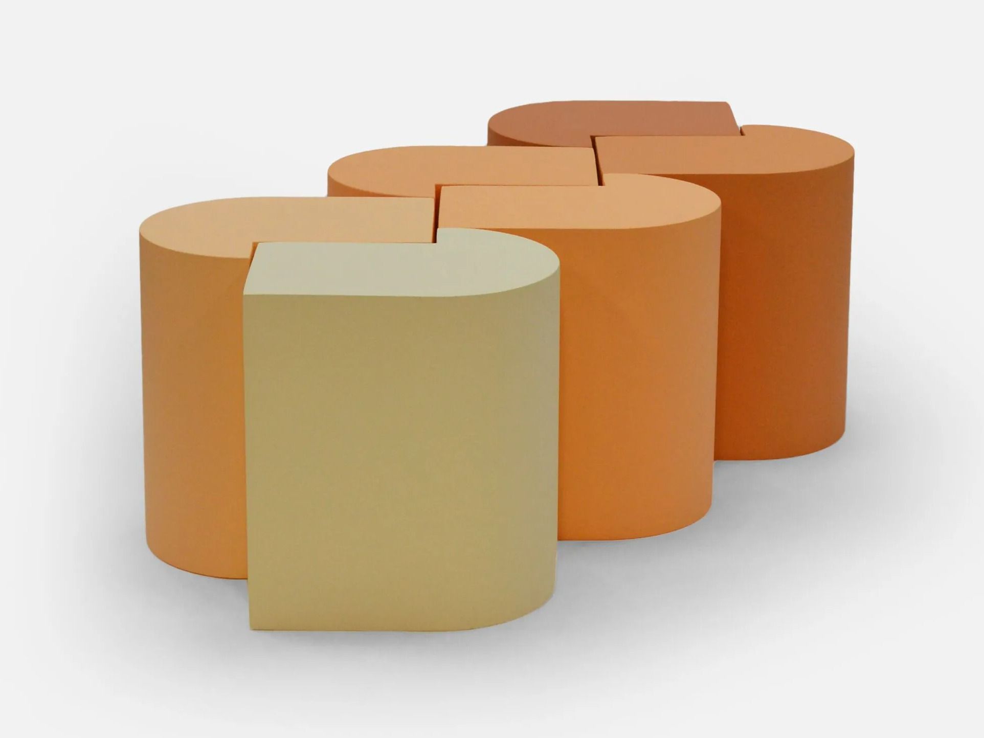 Модульная скамья с пенопластовым покрытием без спинки SIXINCH Hooked ARCH-00009921 - Вид №1