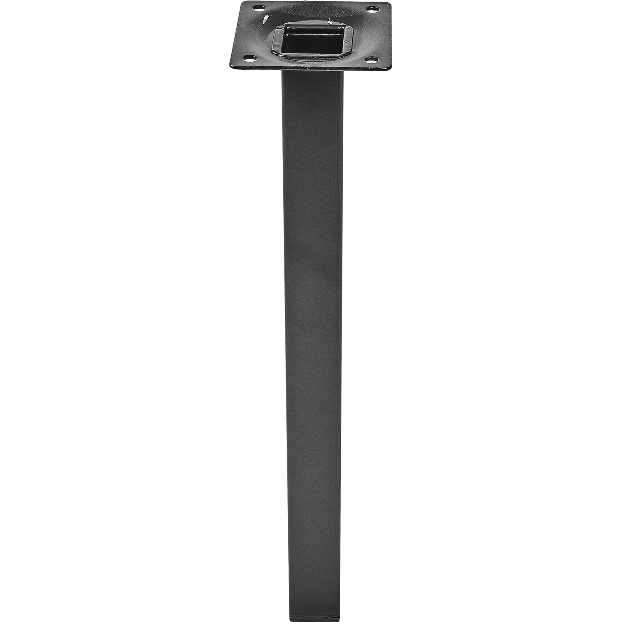 82732787 Ножка квадратная 300х25 мм, сталь, цвет черный Santreyd 